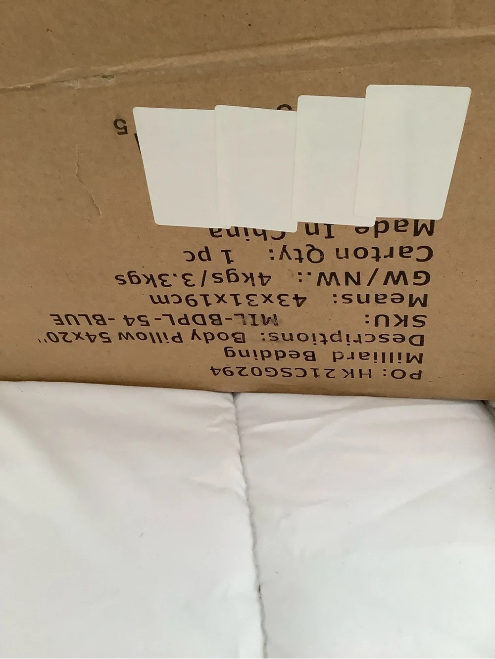 NWT Milliard bedding body pillow❤️❤️❤️❤️